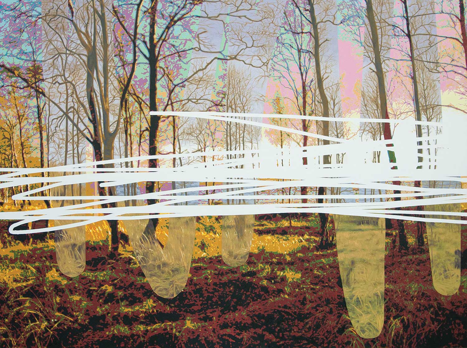 Finnish island, oil on canvas, 150 x 200 cm, 2013.