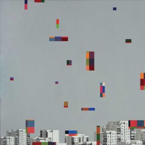 Another Belgrade 2, oil on canvas, 100x100 cm, 2010