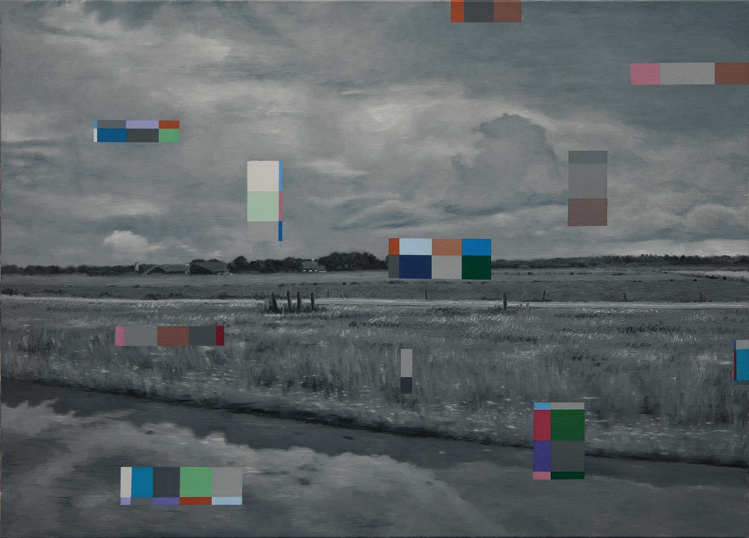 Dutch Landscape 3, oil on canvas, 50x70 cm, 2014